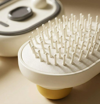 SilkGlide™ Steam Straightening Brush — Silky, Frizz-Free Hair in 5 Minutes